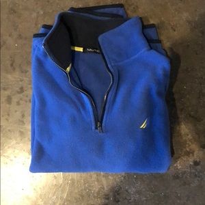 Nautica Fleece Quarter-zip sweater
